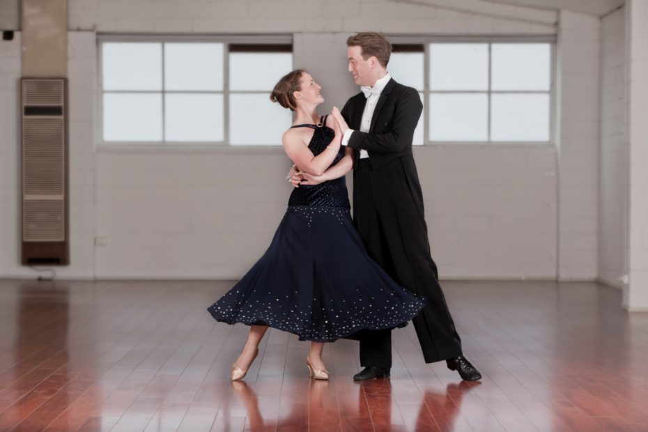 Couple Dancing Waltz